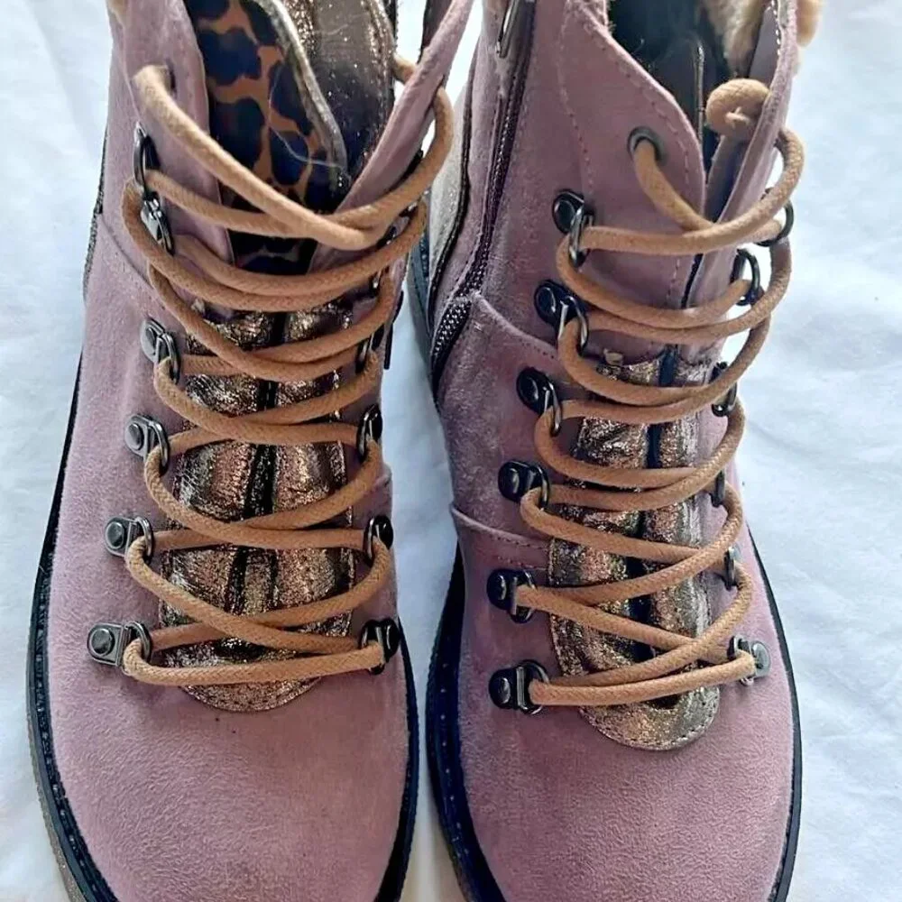 NWT Steve Madden lavender girls winter boots Girls size 4 Comfortable, stylish